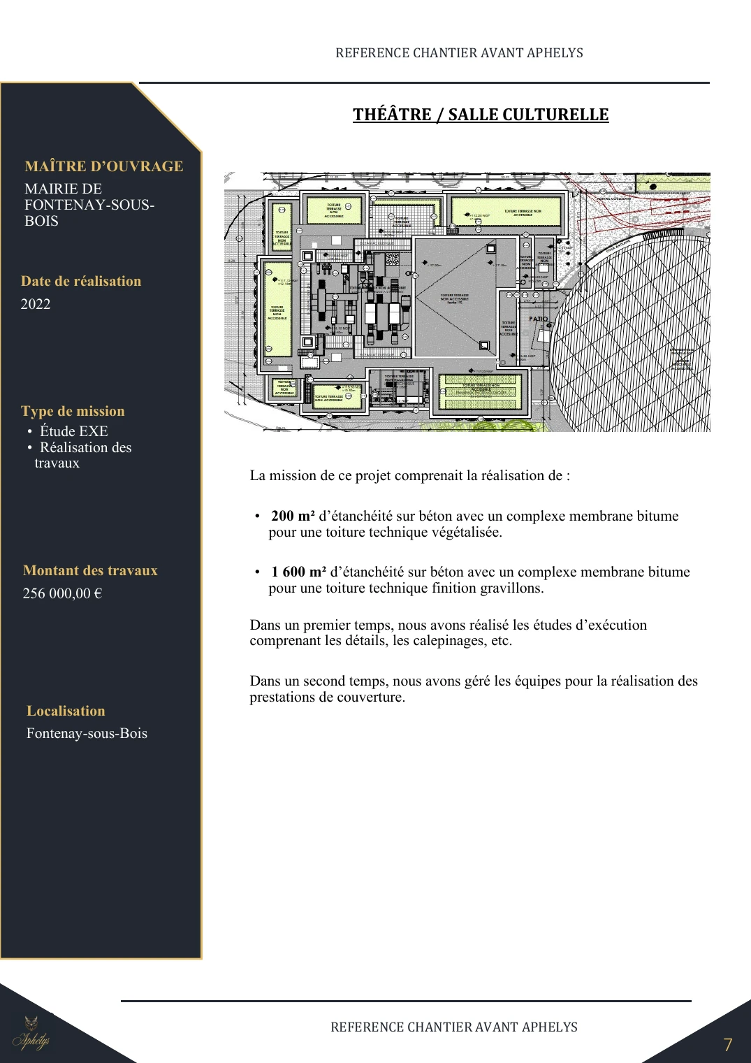 Fiche chantier — Théâtre / Salle culturelle